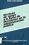 Imagen de portada del libro Técnicas de apoyo a la toma de decisiones en la administración pública