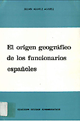 Imagen de portada del libro El origen geográfico de los funcionarios españoles