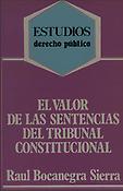 Imagen de portada del libro El valor de de las sentencias del Tribunal Constitucional