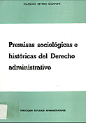 Imagen de portada del libro Premisas sociológicas e históricas del Derecho administrativo