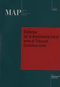 Imagen de portada del libro Defensa de la autonomía local ante el Tribunal Constitucional