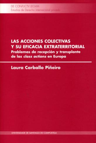 Imagen de portada del libro Las acciones colectivas y su eficacia extraterritorial