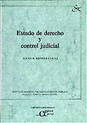 Imagen de portada del libro Estado de derecho y control judicial