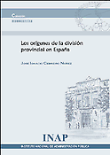 Imagen de portada del libro Los orígenes de la división provincial en España