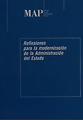 Imagen de portada del libro Reflexiones para la modernización de la administración del estado