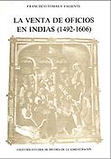 Imagen de portada del libro La venta de oficios en Indias