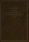 Imagen de portada del libro España dividida en provincias e intendencias