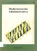 Imagen de portada del libro Modernización administrativa