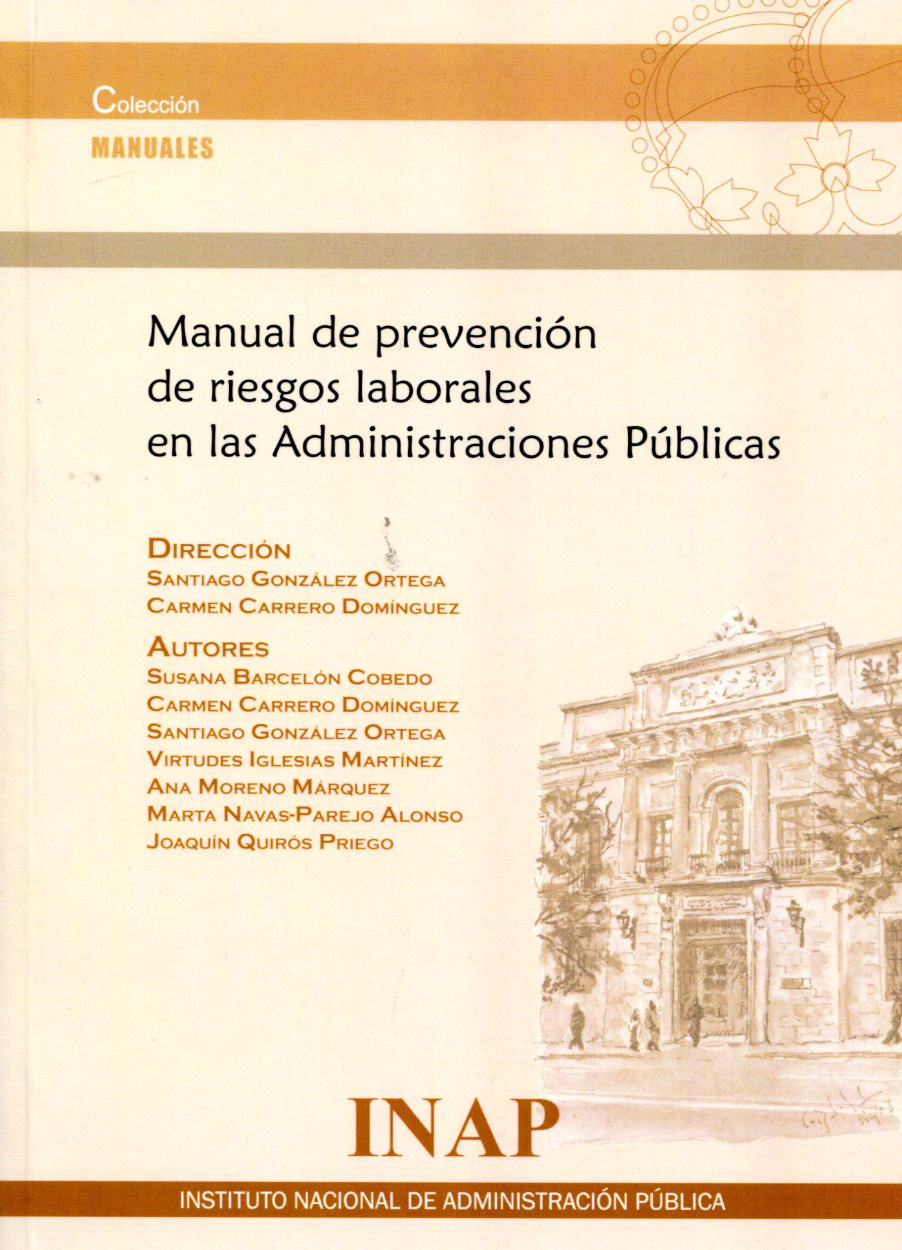 Imagen de portada del libro Manual de prevención de riesgos laborales en las administraciones públicas