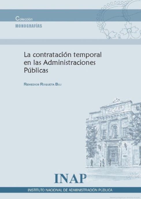 Imagen de portada del libro La contratación temporal en las administraciones públicas