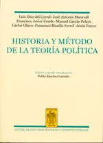 Imagen de portada del libro Historia y método de la teoría política