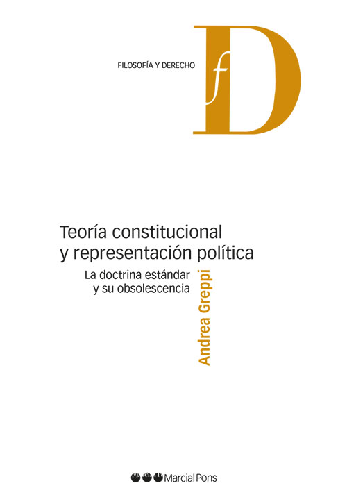 Imagen de portada del libro Teoría constitucional y representación política