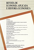 Imagen de portada de la revista Revista de economía aplicada e historia económica
