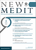 Imagen de portada de la revista New medit