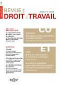 Imagen de portada de la revista Revue de droit du travail