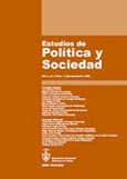 Imagen de portada de la revista Estudios de Política y Sociedad