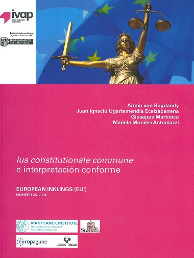 Imagen de portada del libro Ius constitutionale commune e interpretación conforme