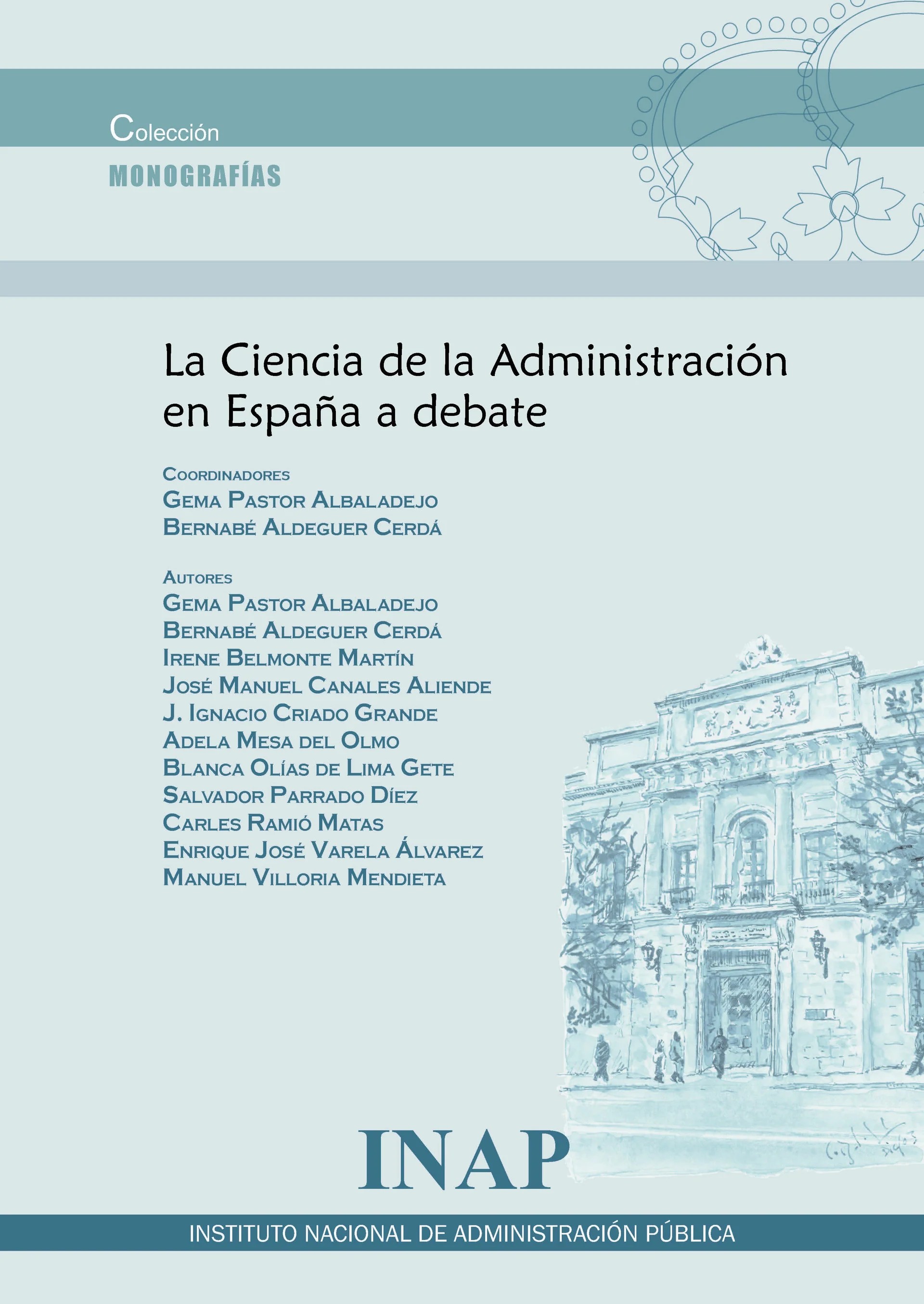 Imagen de portada del libro La Ciencia de la Administración en España a debate