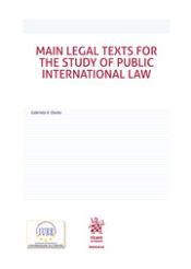 Imagen de portada del libro Main legal text for the study of public international law