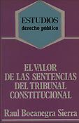 Imagen de portada del libro El valor de de las sentencias del Tribunal Constitucional
