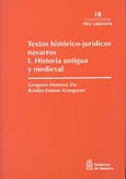 Imagen de portada del libro Textos histórico-jurídicos navarros