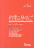 Imagen de portada del libro Comentarios a la Ley foral de contratos públicos