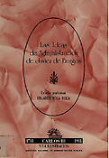 Imagen de portada del libro Las ideas de administración de Javier de Burgos