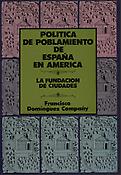 Imagen de portada del libro Política de poblamiento de España en América