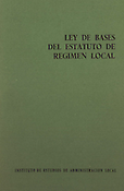 Imagen de portada del libro Ley de bases del estatuto de régimen local