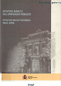 Imagen de portada del libro Informe de la comisión para el estudio y preparación del estatuto básico del empleado público