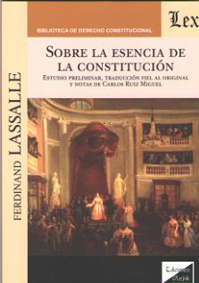 Imagen de portada del libro Sobre la esencia de la Constitución