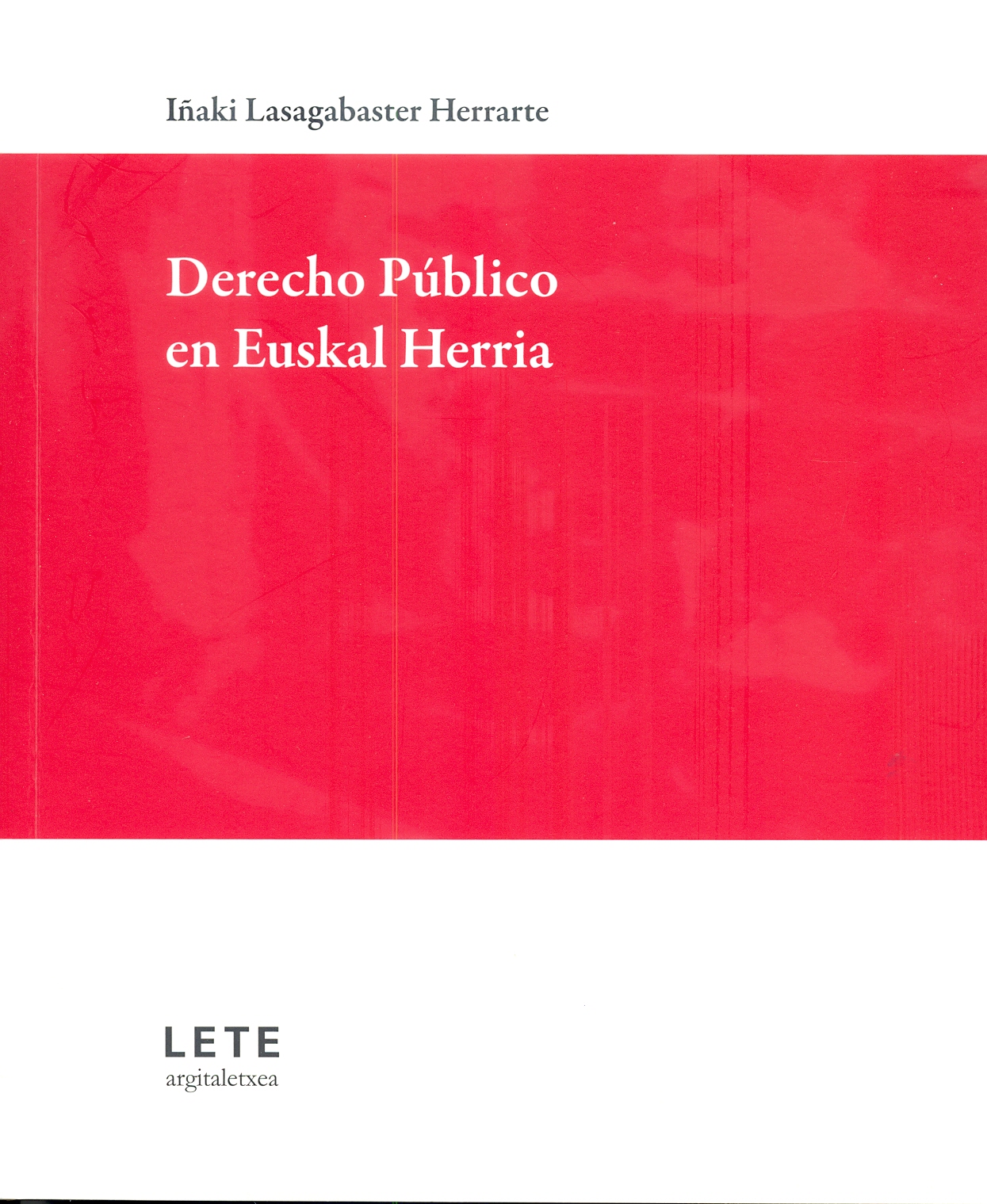 Imagen de portada del libro Derecho público de Euskal Herria