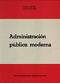 Imagen de portada del libro Administración pública moderna