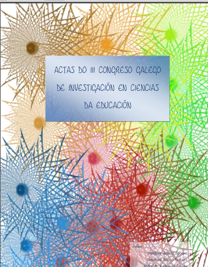 Imagen de portada del libro Actas do III Congreso Galego de Investigación en Ciencias da Educación