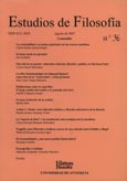 Imagen de portada de la revista Estudios de Filosofía