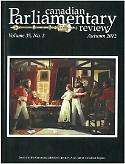 Imagen de portada de la revista Canadian parliamentary review