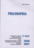 Imagen de portada de la revista Philosophia
