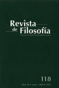 Imagen de portada de la revista Revista de filosofía