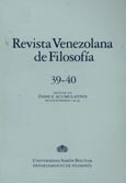 Imagen de portada de la revista Revista venezolana de Filosofía