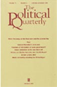 Imagen de portada de la revista Political quarterly