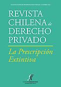 Imagen de portada de la revista Revista chilena de derecho privado