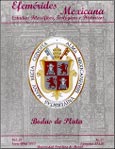 Imagen de portada de la revista Efemérides mexicana
