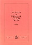 Imagen de portada de la revista Anuario de historia del derecho español