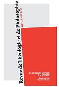 Imagen de portada de la revista Revue de théologie et de philosophie