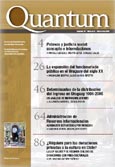 Imagen de portada de la revista Quantum