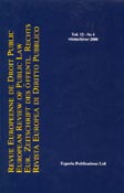 Imagen de portada de la revista Revue europeenne de droit public = European review of public law = Eur. Zeitschrift des offtl. Rechts = Rivista europea di diritto pubblico