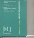 Imagen de portada de la revista Maastricht journal of European and comparative law