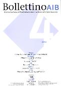 Imagen de portada de la revista Bollettino AIB