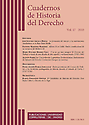 Imagen de portada de la revista Cuadernos de historia del derecho