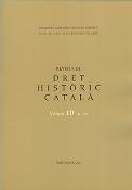 Imagen de portada de la revista Revista de Dret Històric Català